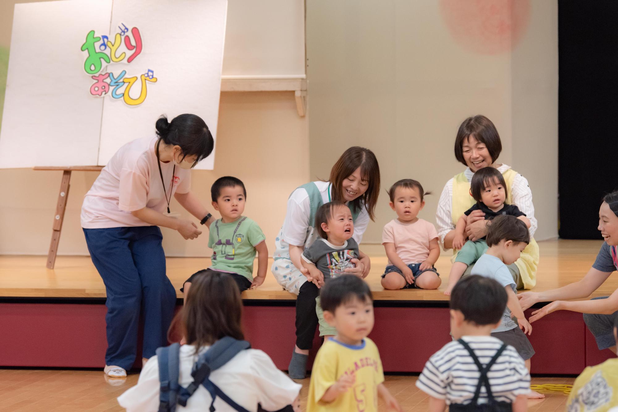こどもたちも参加し、涙あり、笑顔ありで楽しみました