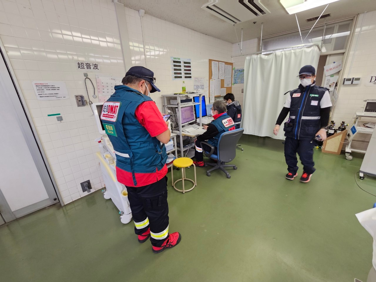 診療支援の様子