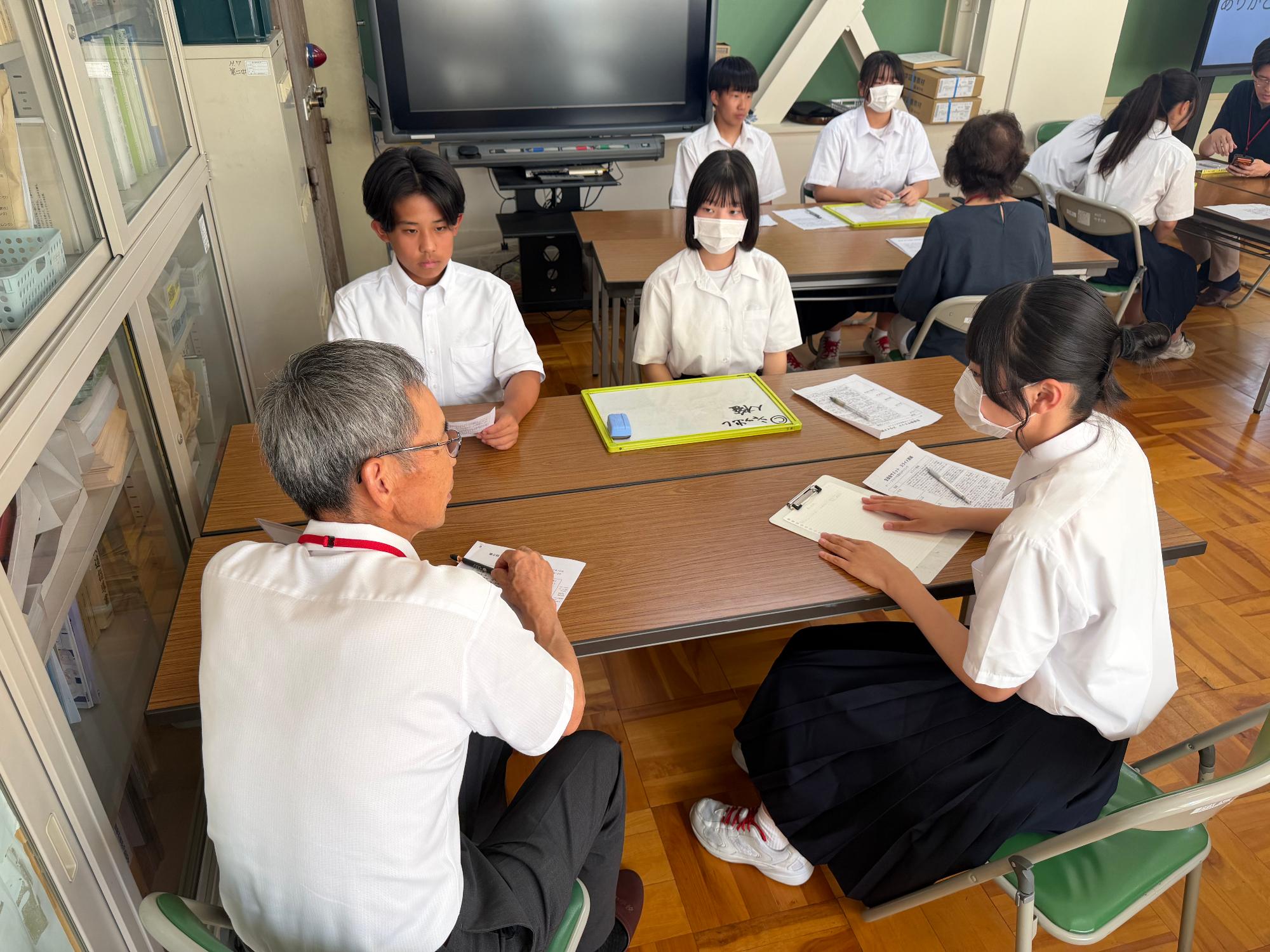 二中夢を語る会の様子