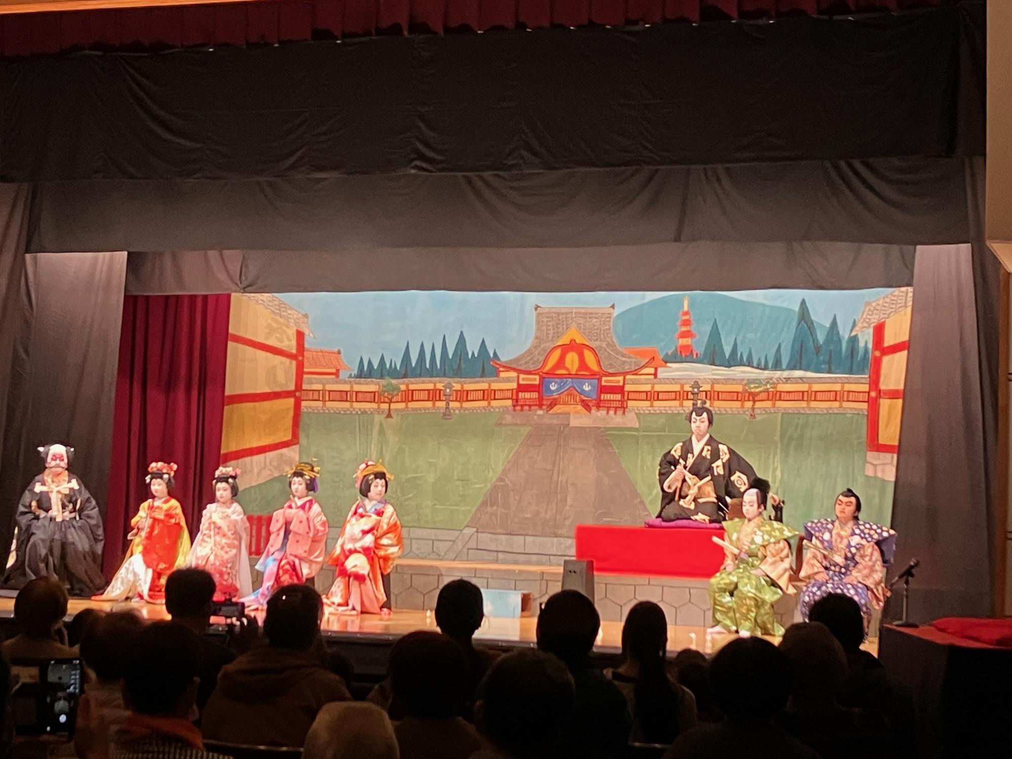 20231126坂下歌舞伎公演様子