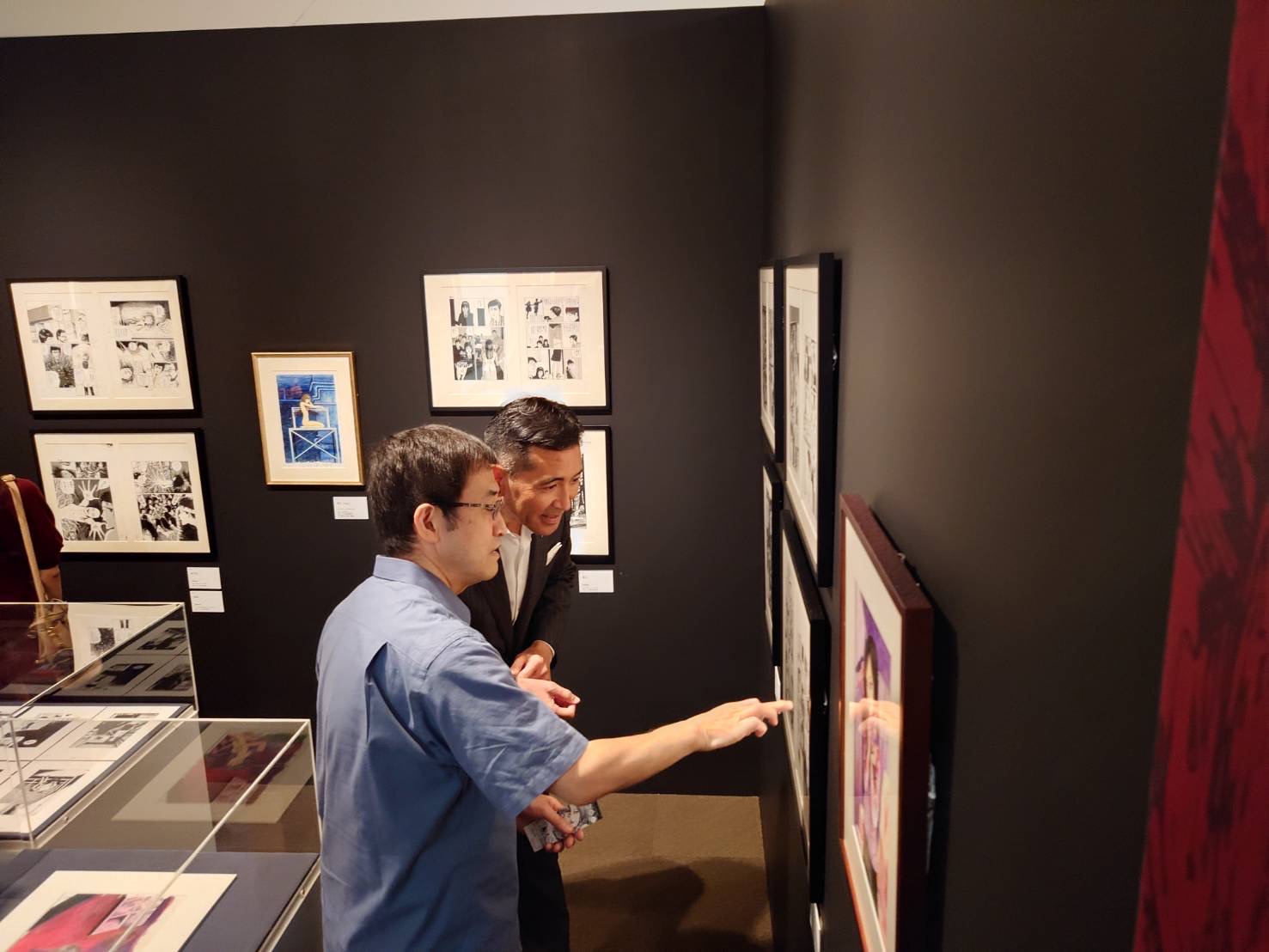 20240715伊藤潤二展で作品を鑑賞