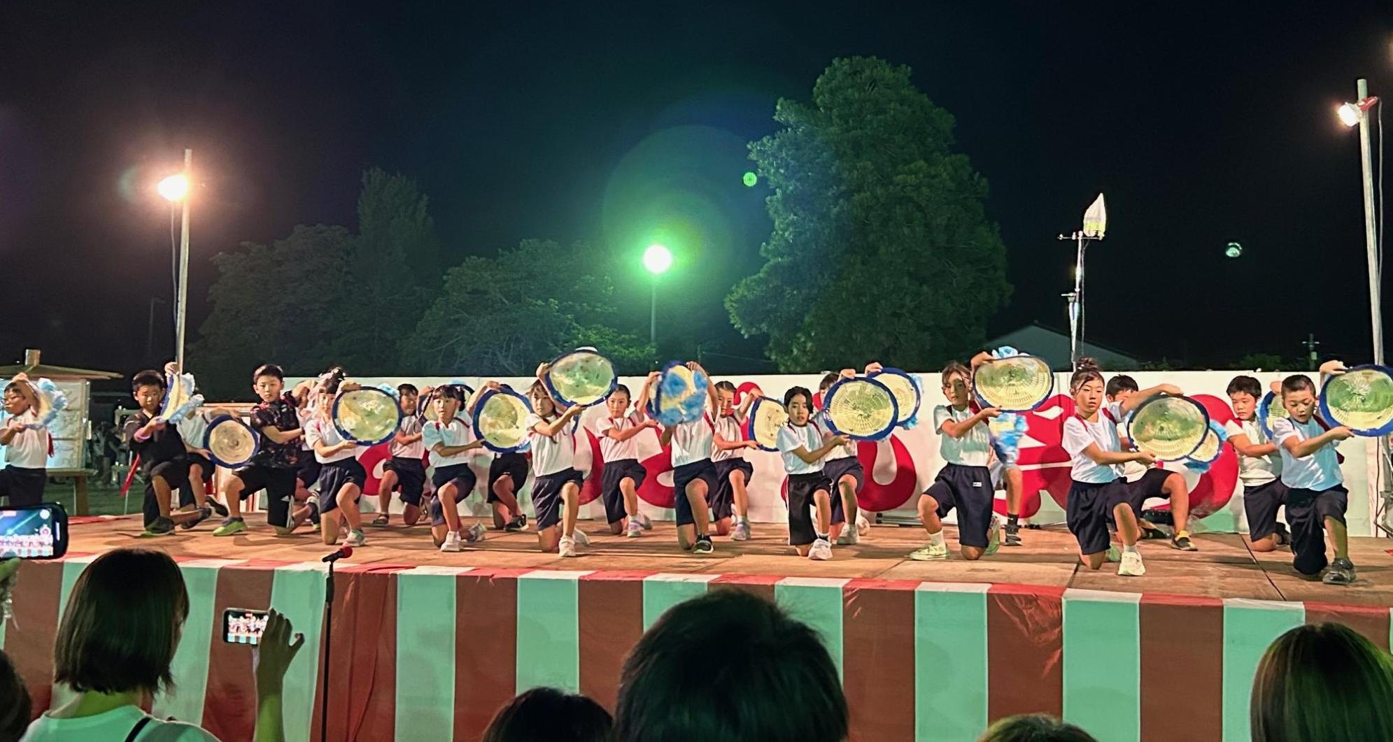 苗木小学生の花笠音頭