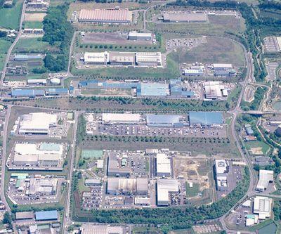 中津川中核工業団地の全景