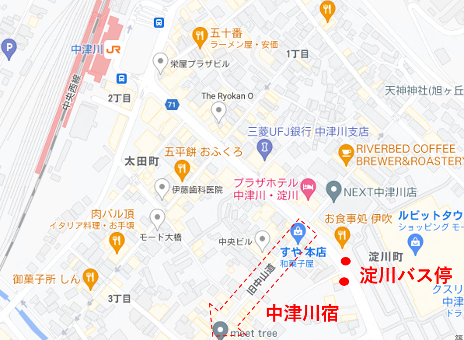 淀川バス停