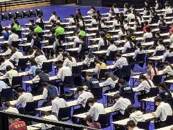 競技中の会場の様子