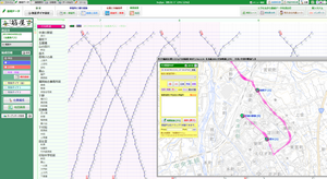 ダイヤ編成支援システムの画像