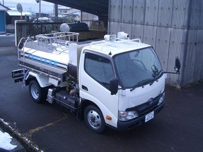 加圧式給水車の写真
