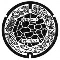 マンホールふたデザイン(落合)