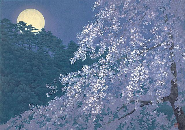 宵桜(東山魁夷)