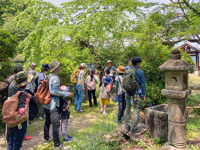 こんもり山プロジェクト2023第1回のようす