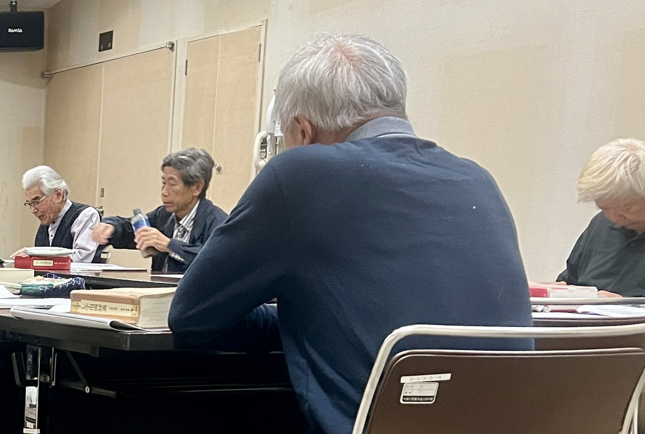 古文書教室での様子