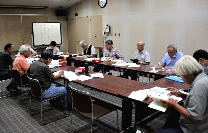 古文書教室での様子