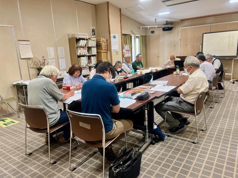 古文書教室での様子