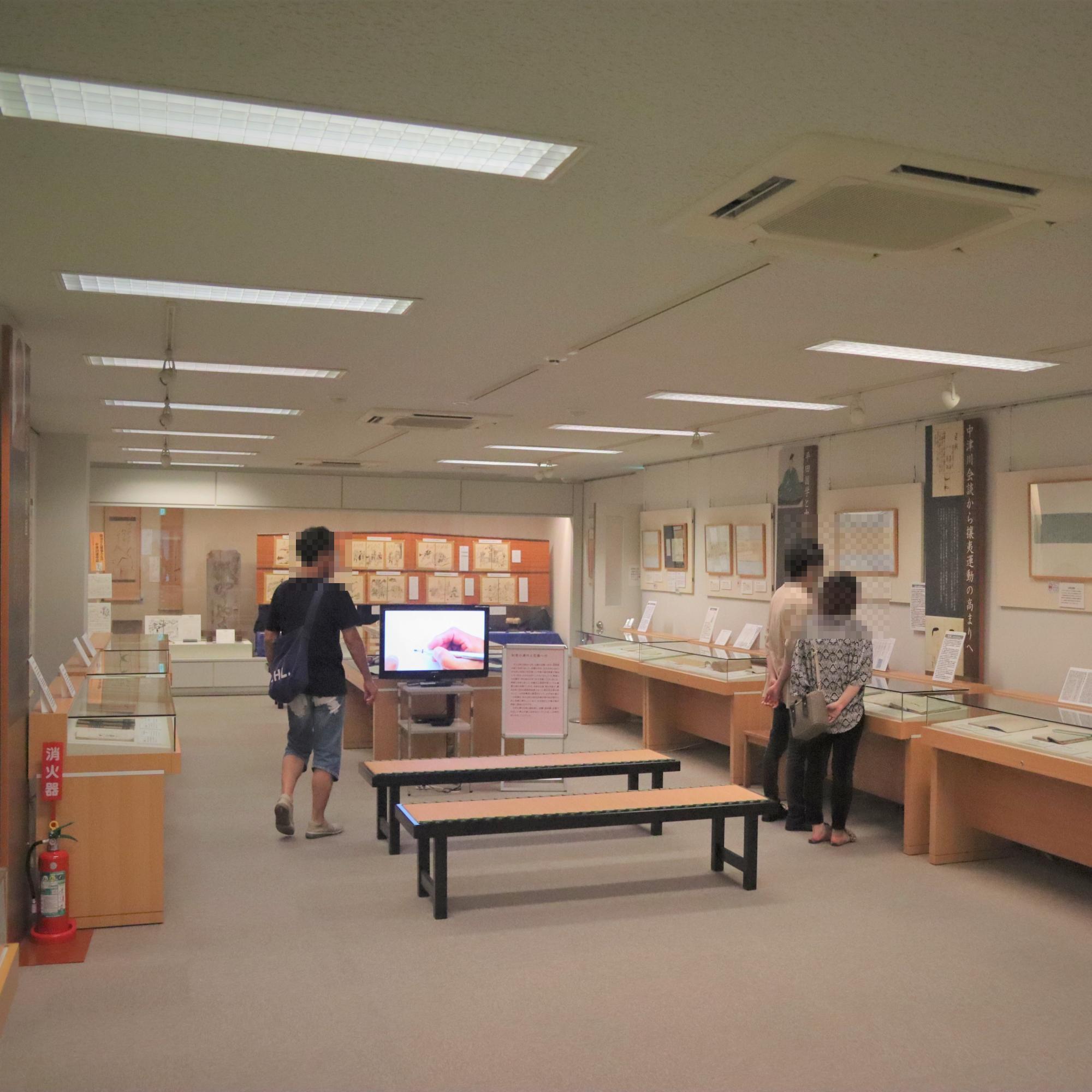 六斎市の様子 常設展示