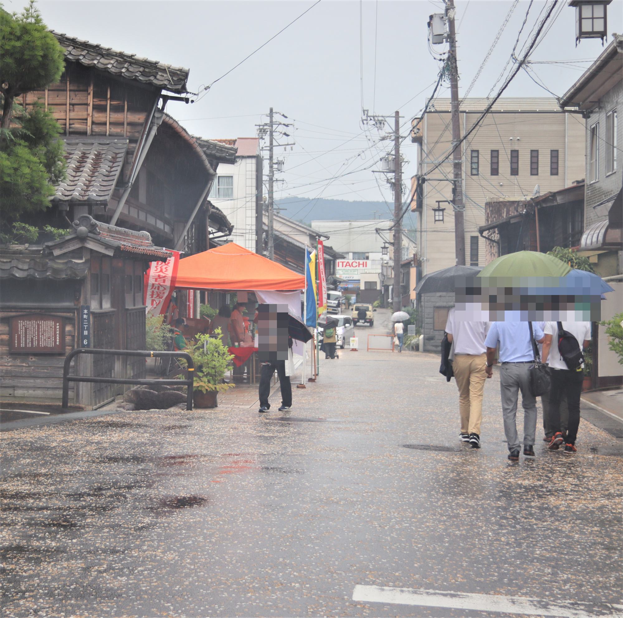 六斎市の様子