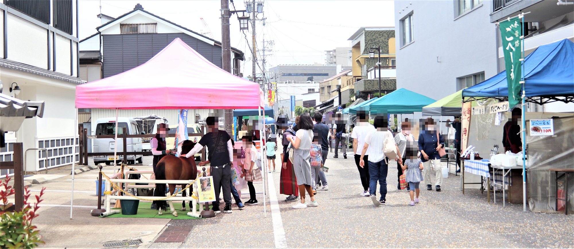 六斎市の様子1