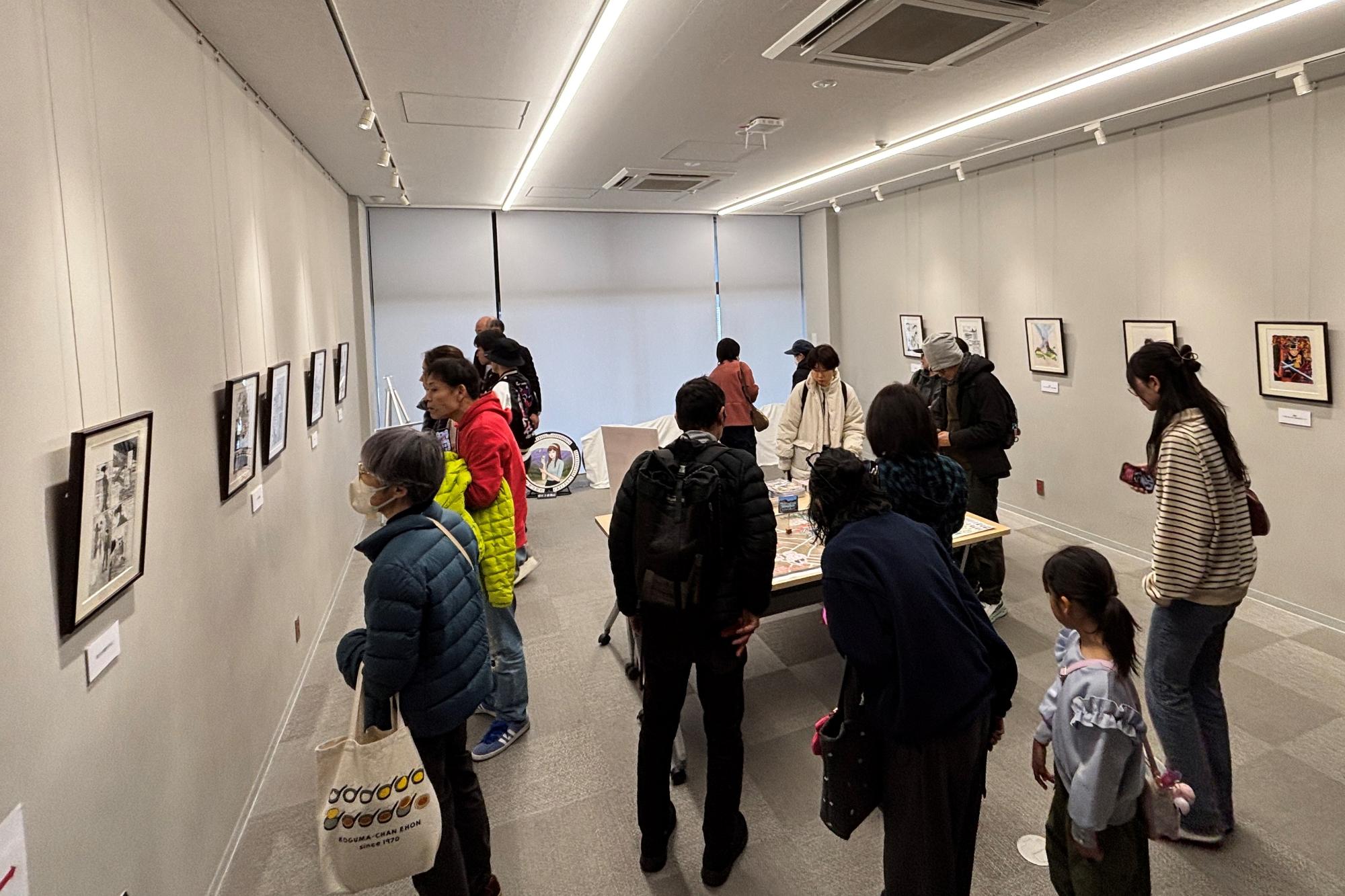 複製原画展の様子