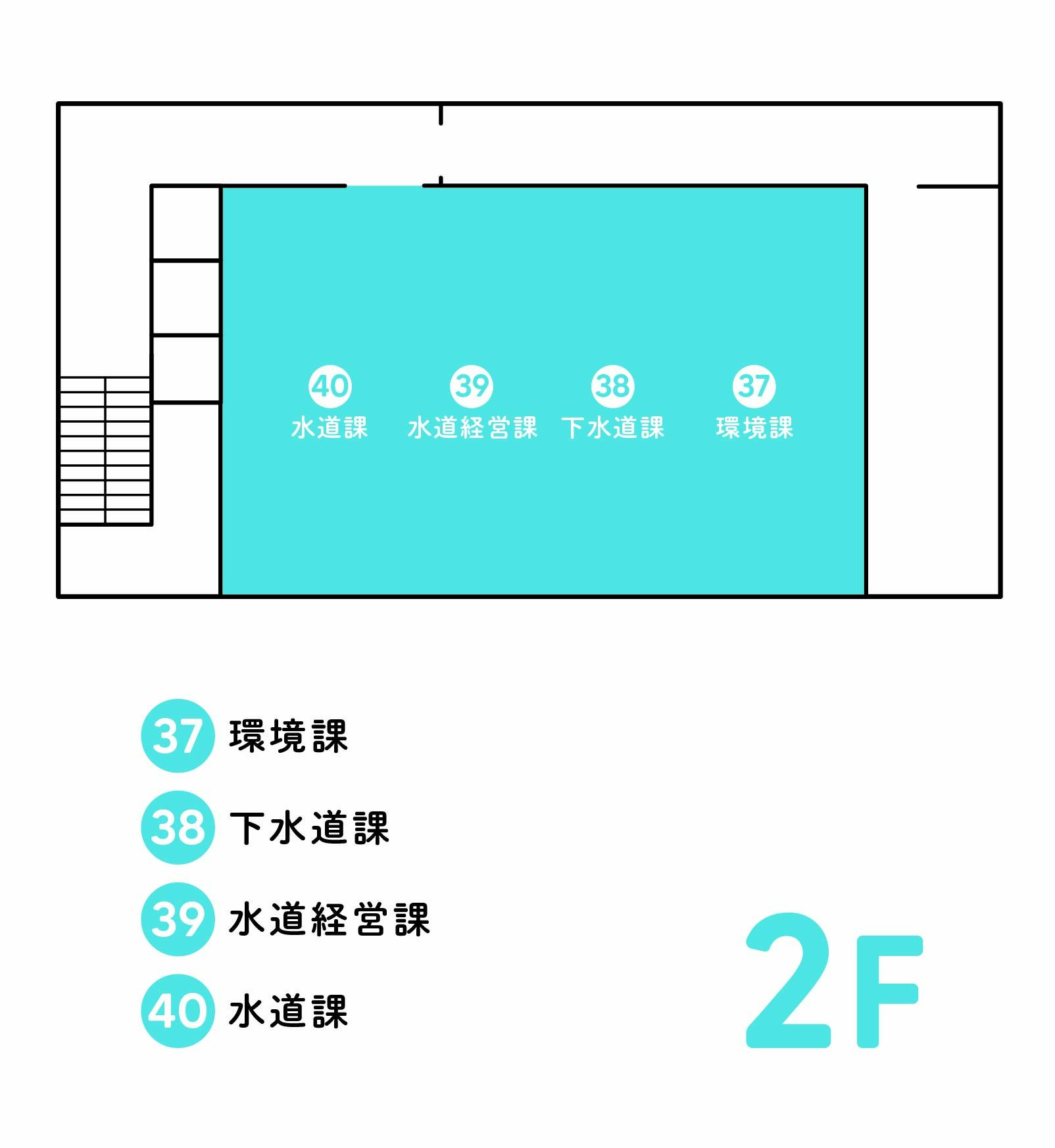 水道分室フロア図