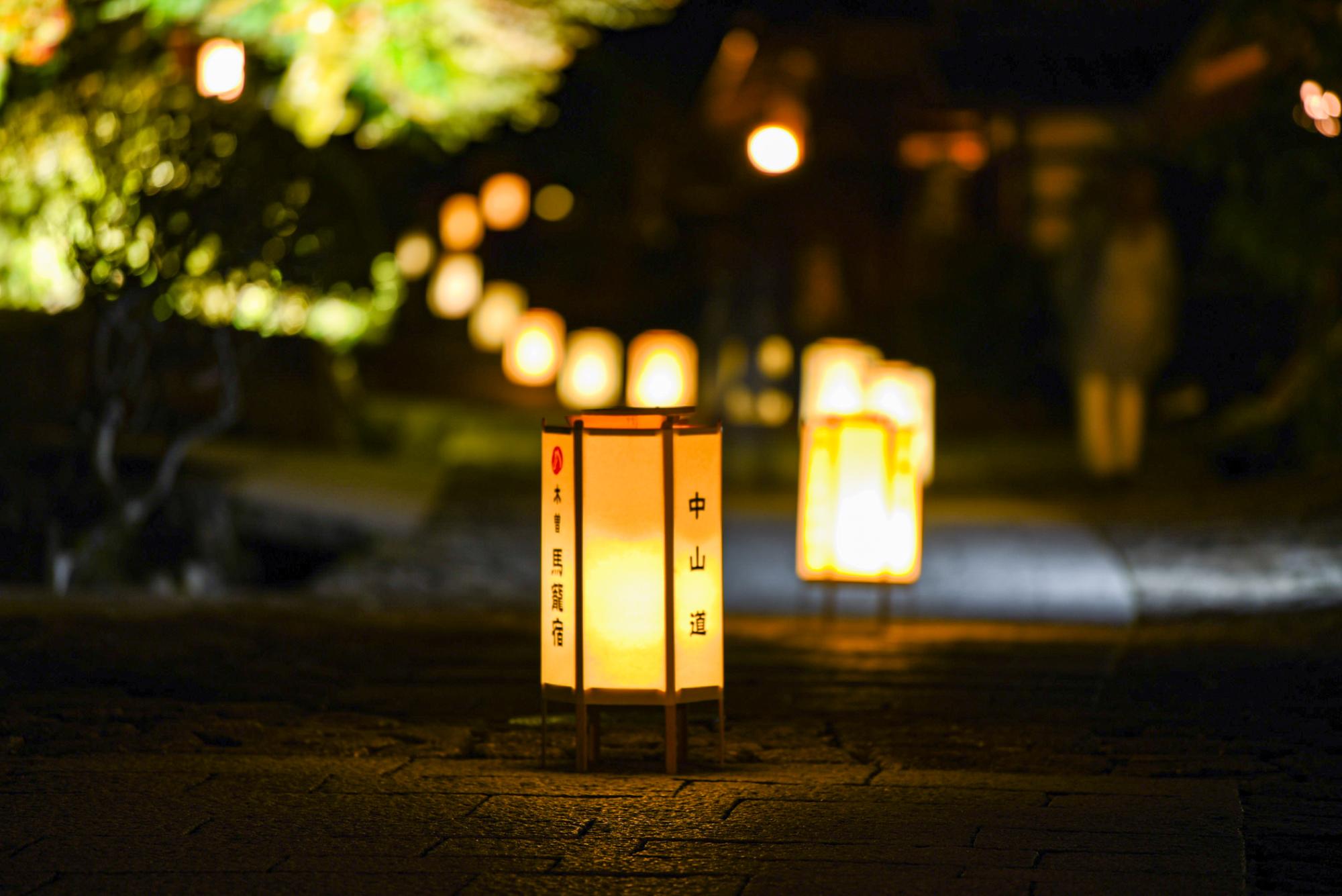 あかり街道の様子