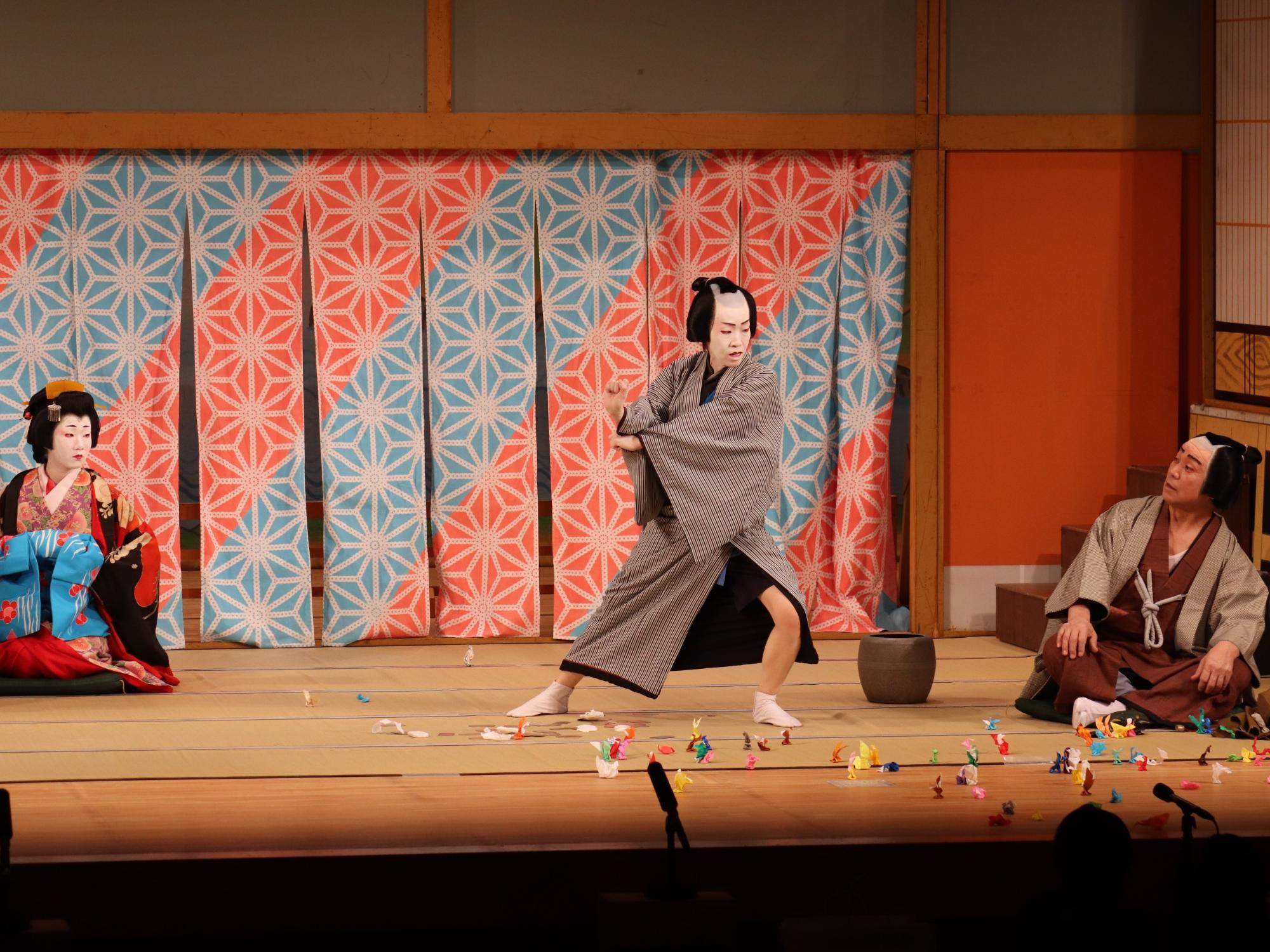 常盤座歌舞伎保存会による「恋飛脚大和往来」