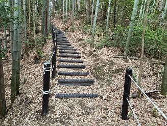 散策道途中階段