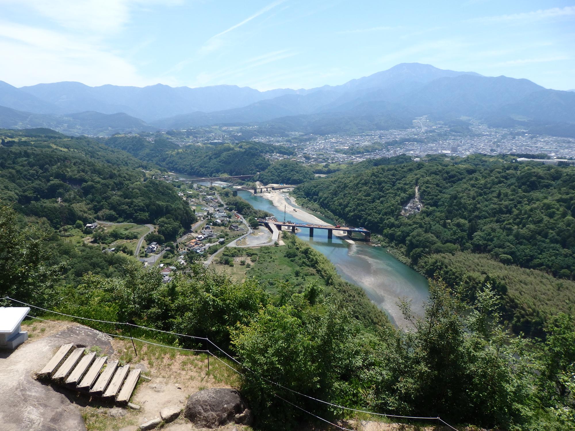 苗木城址見学3