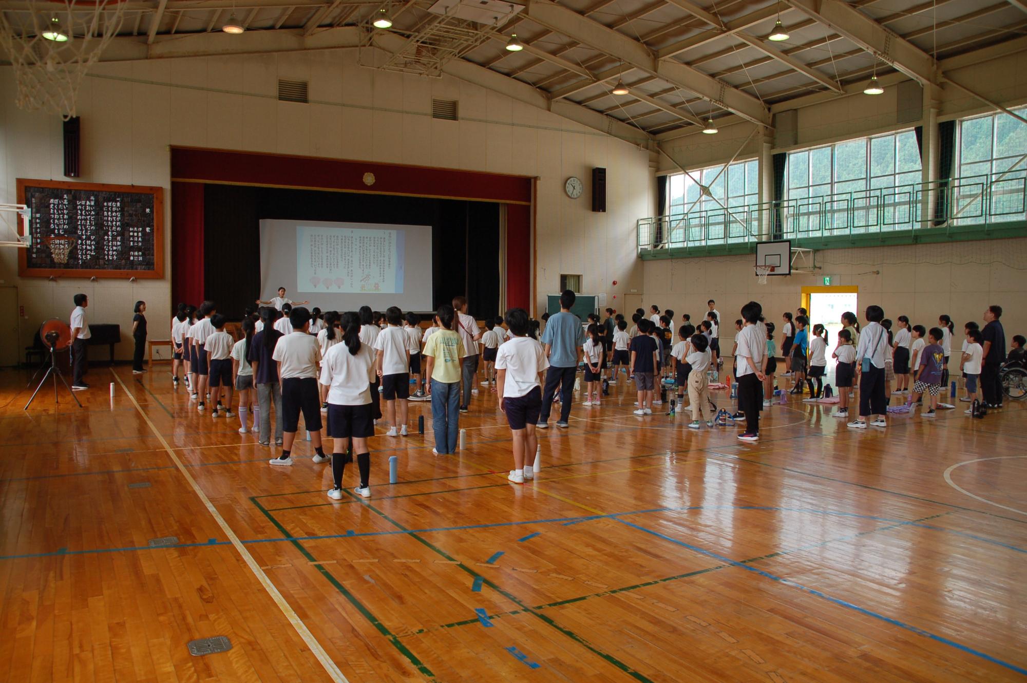 夏休み前集会1