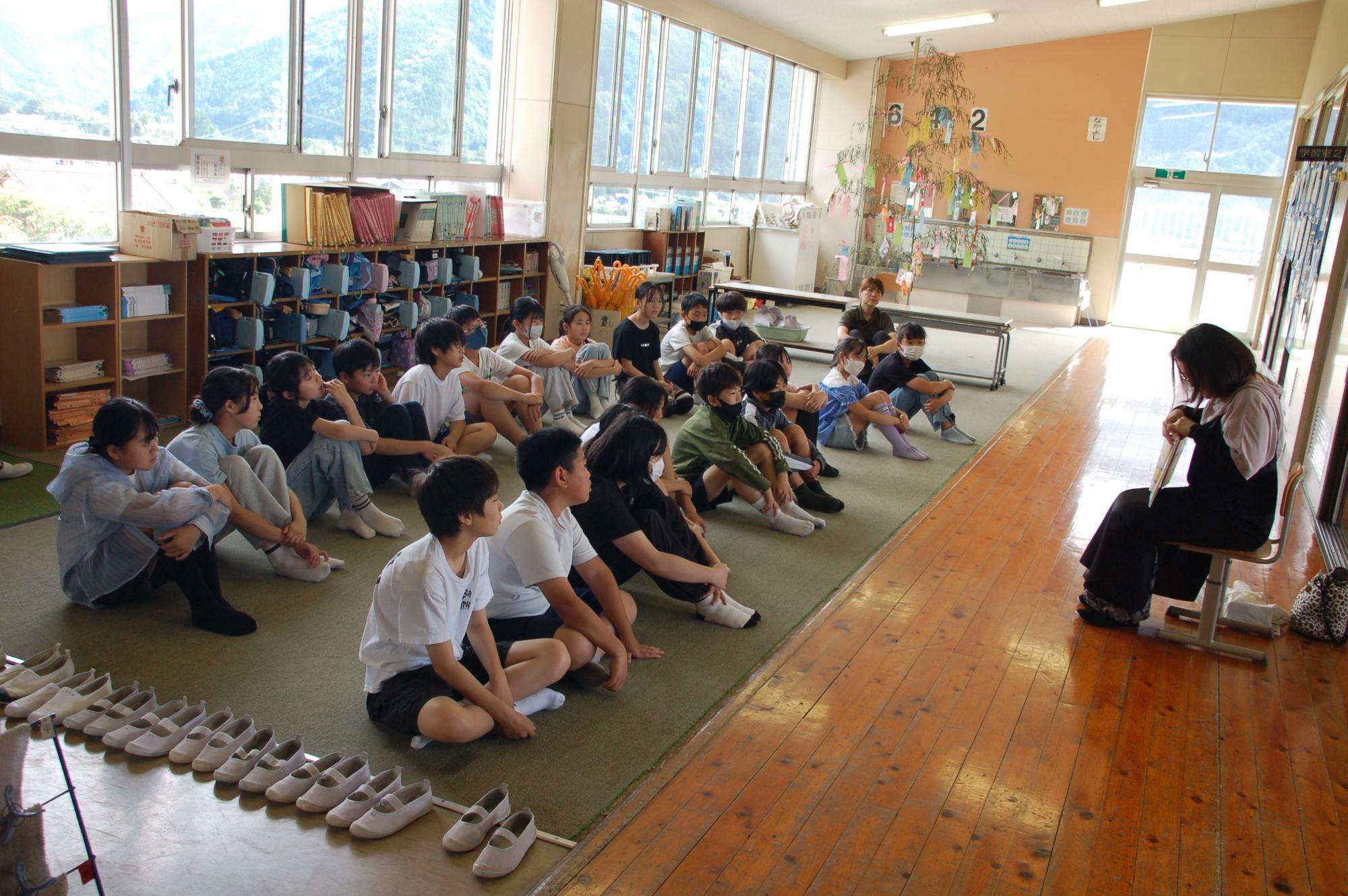 読み聞かせ6年生