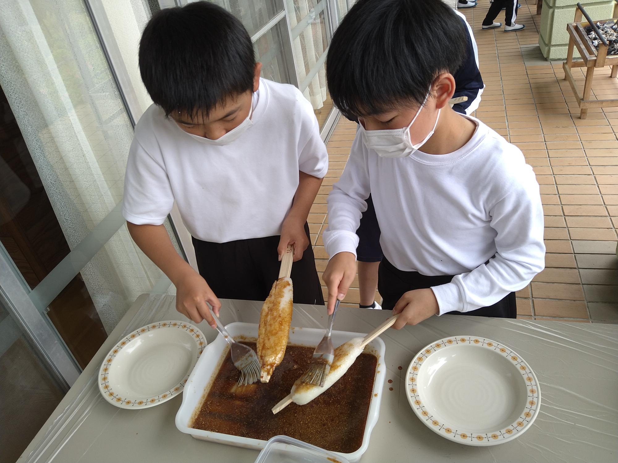 五平餅づくり