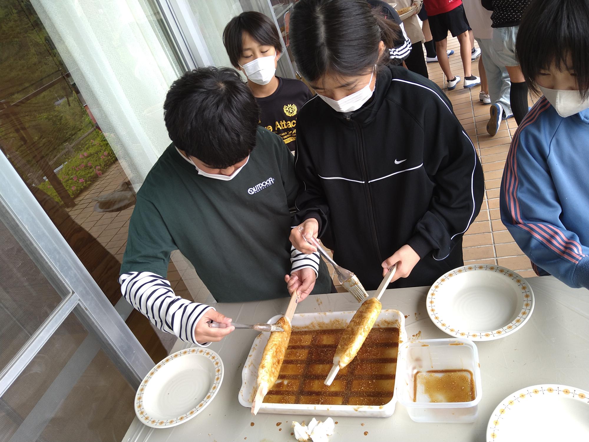 五平餅づくり