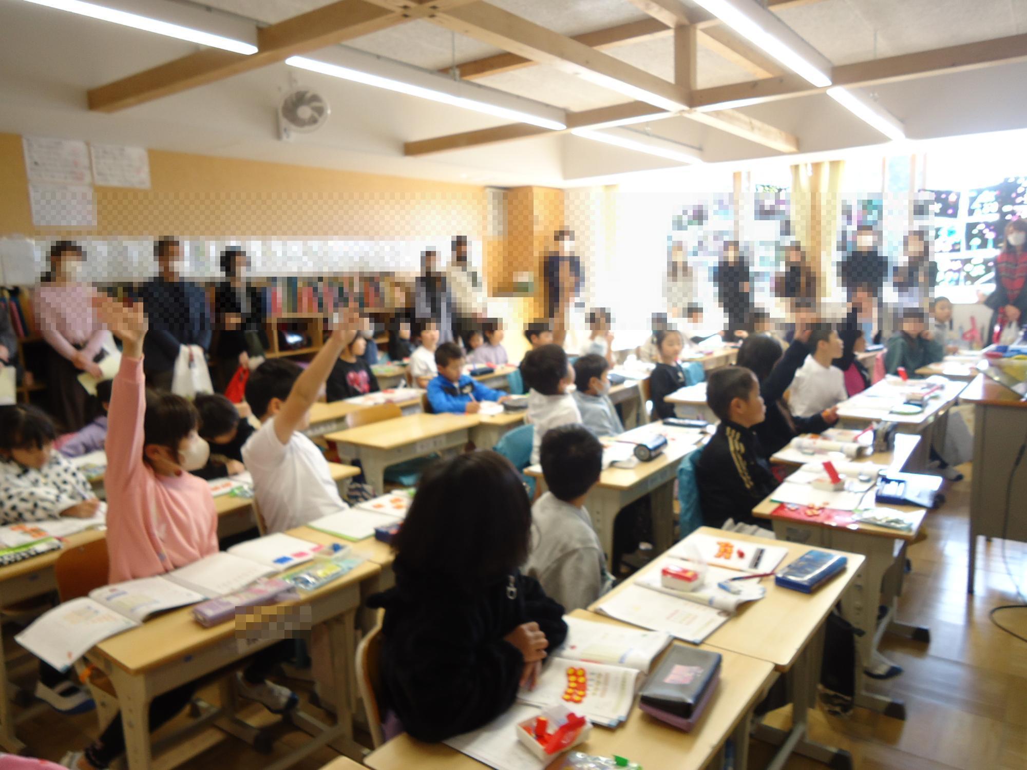 授業参観の様子