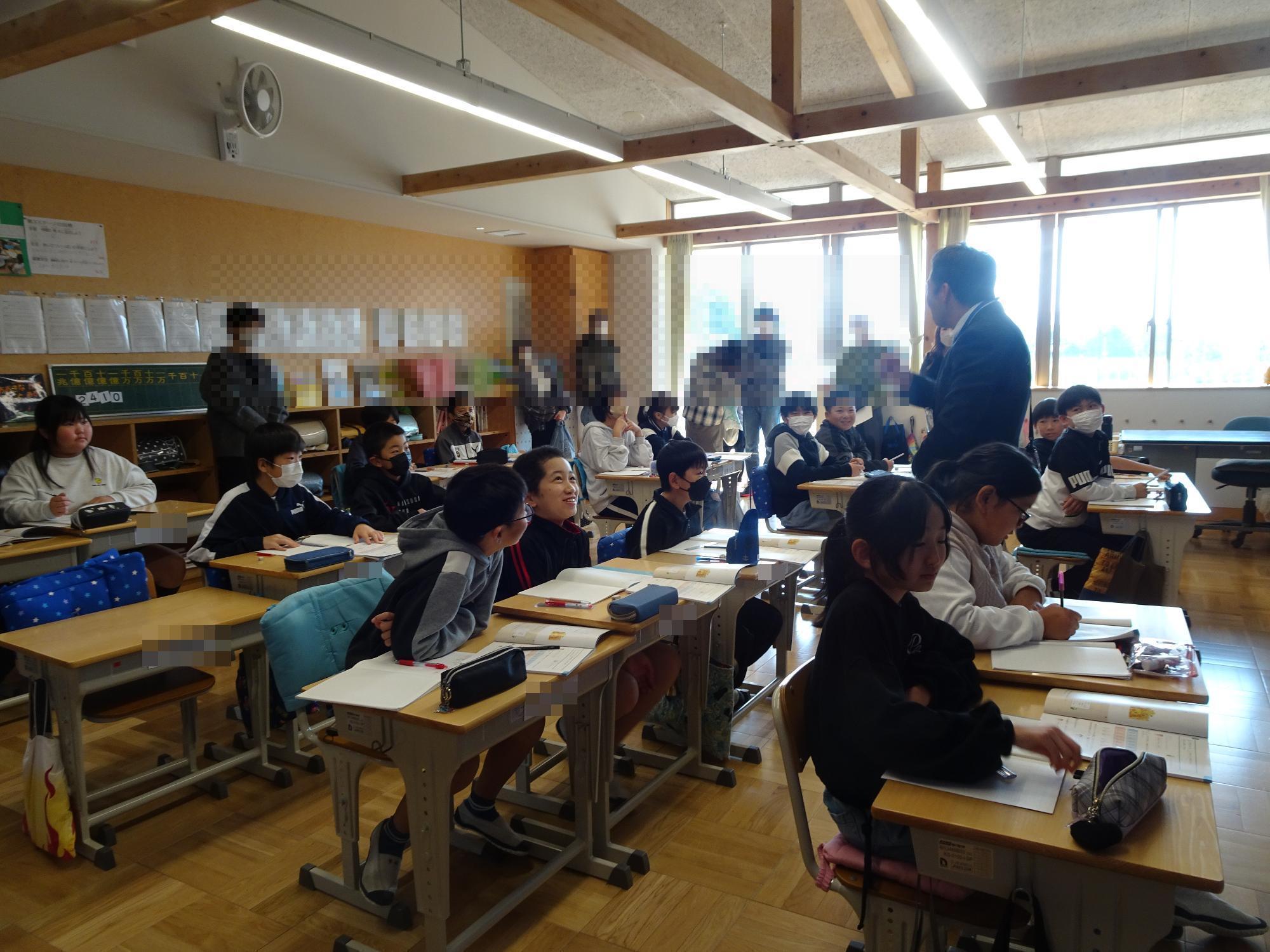 授業参観の様子