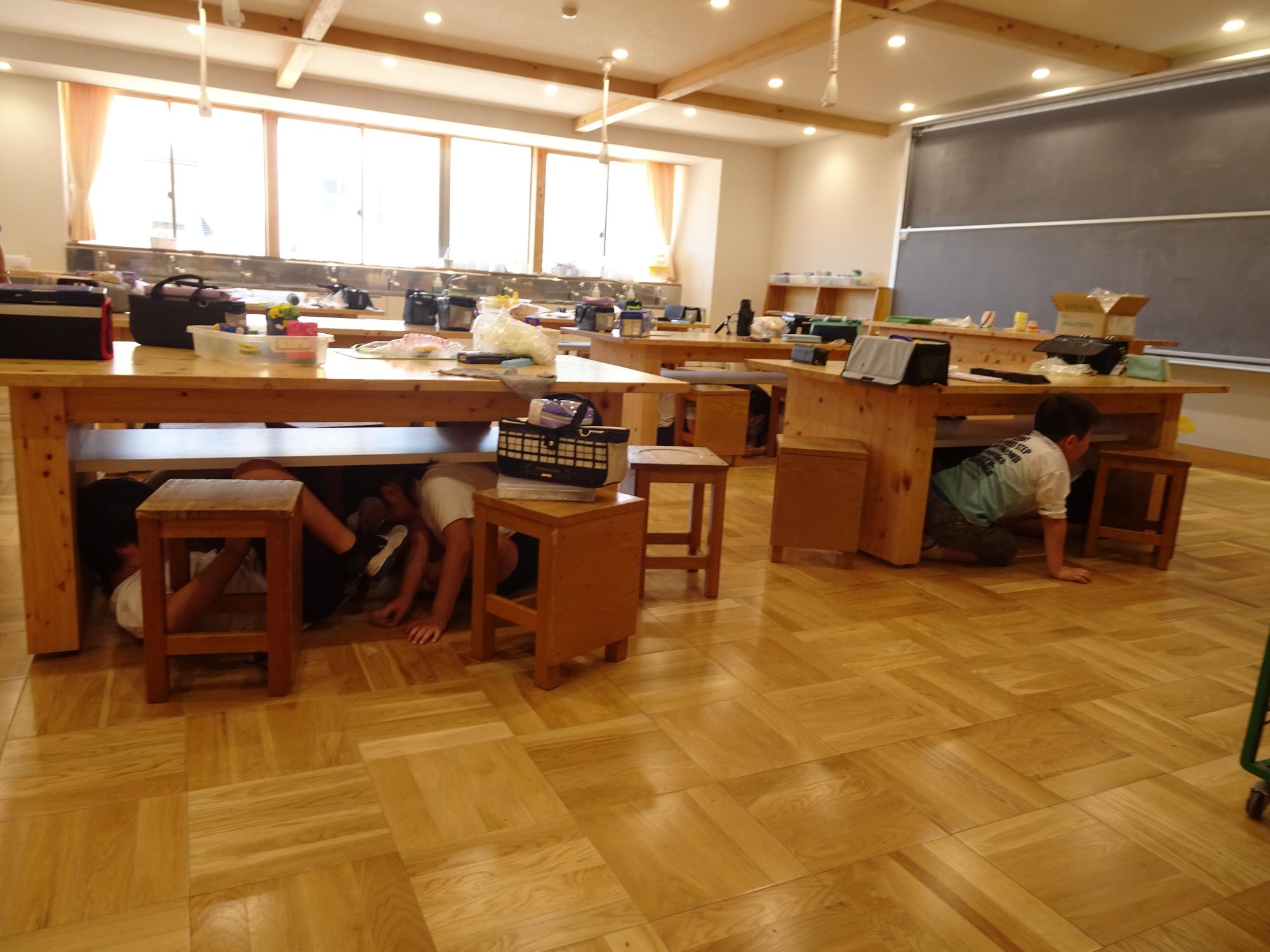 地震への訓練