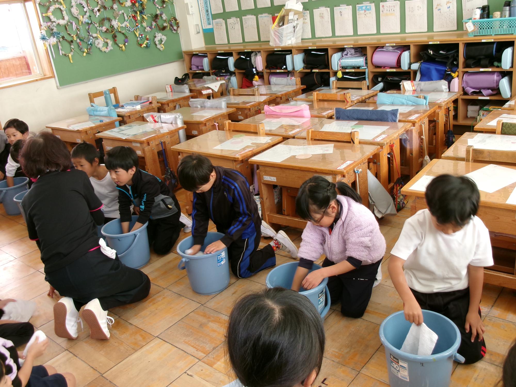 雑巾のつかいかた