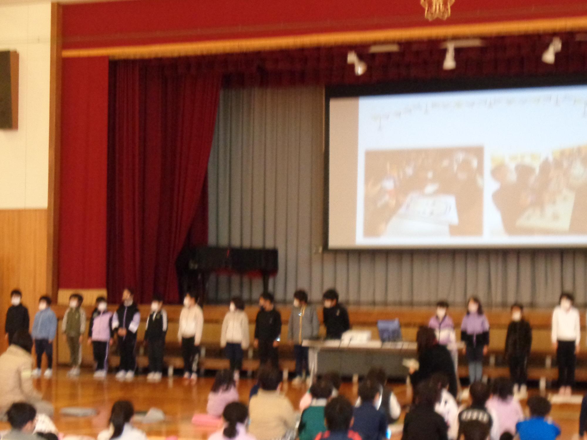 1・2年生の発表