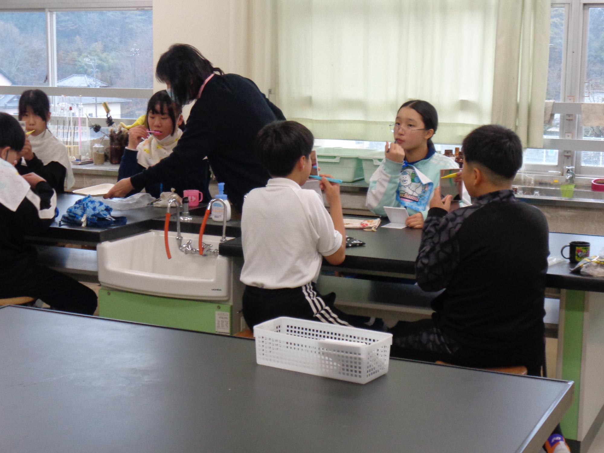 しっかりみがきます