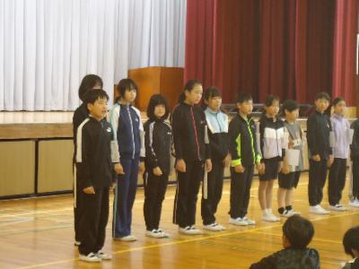 決意を述べます