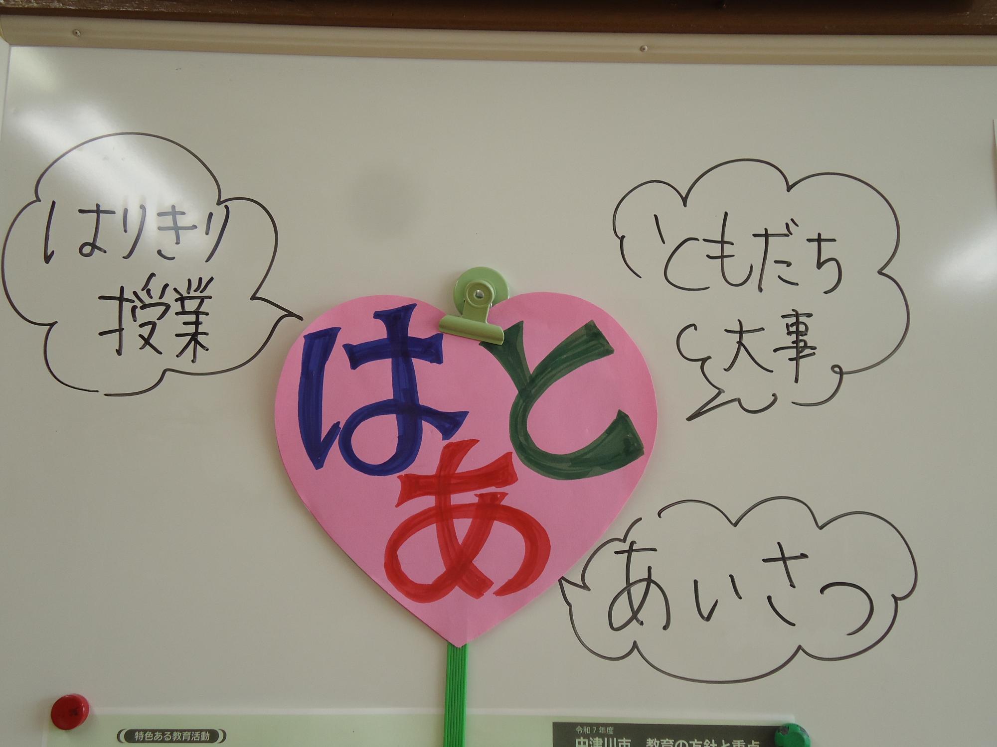 あいことば はあと