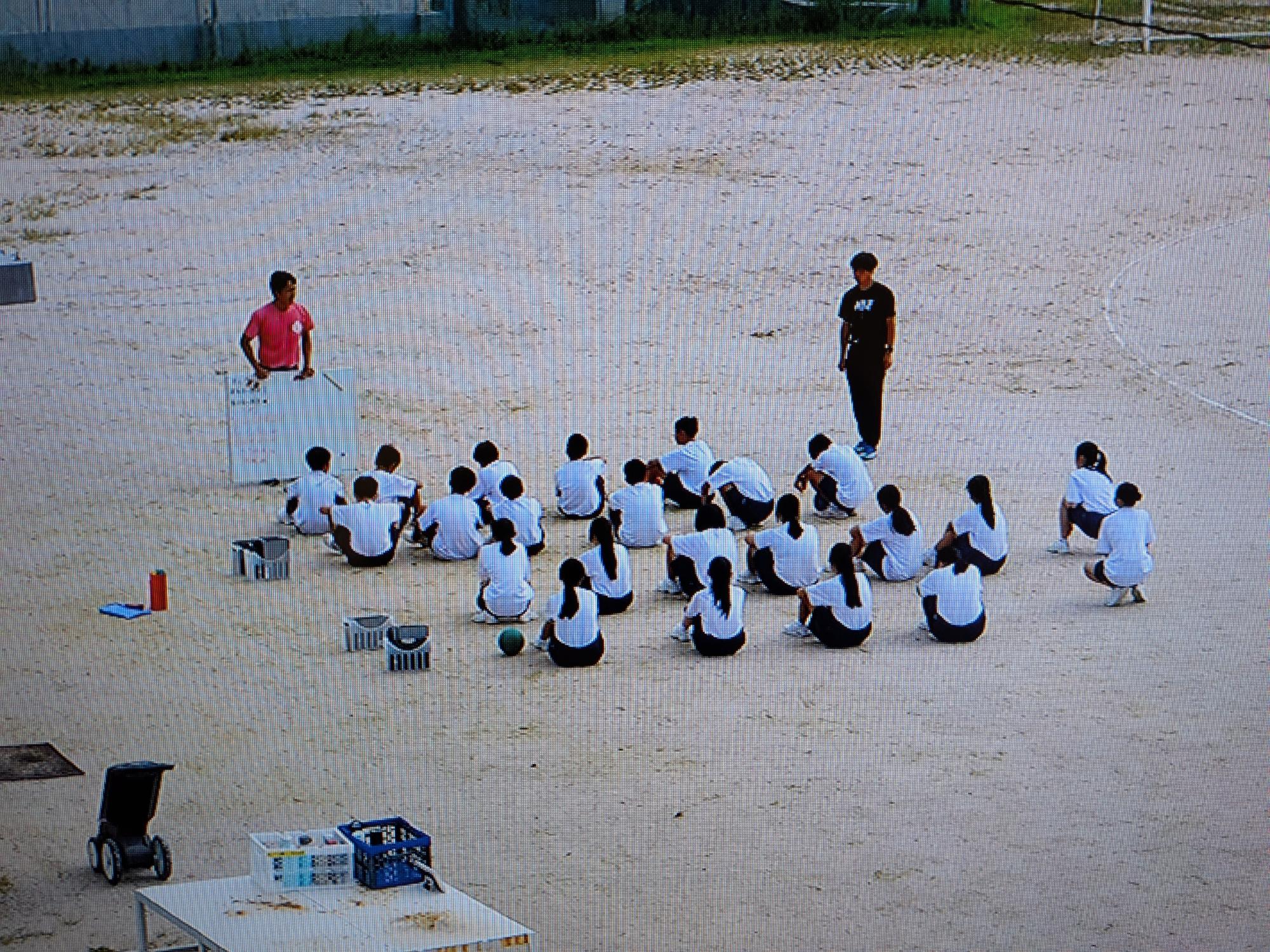 体育の授業の様子