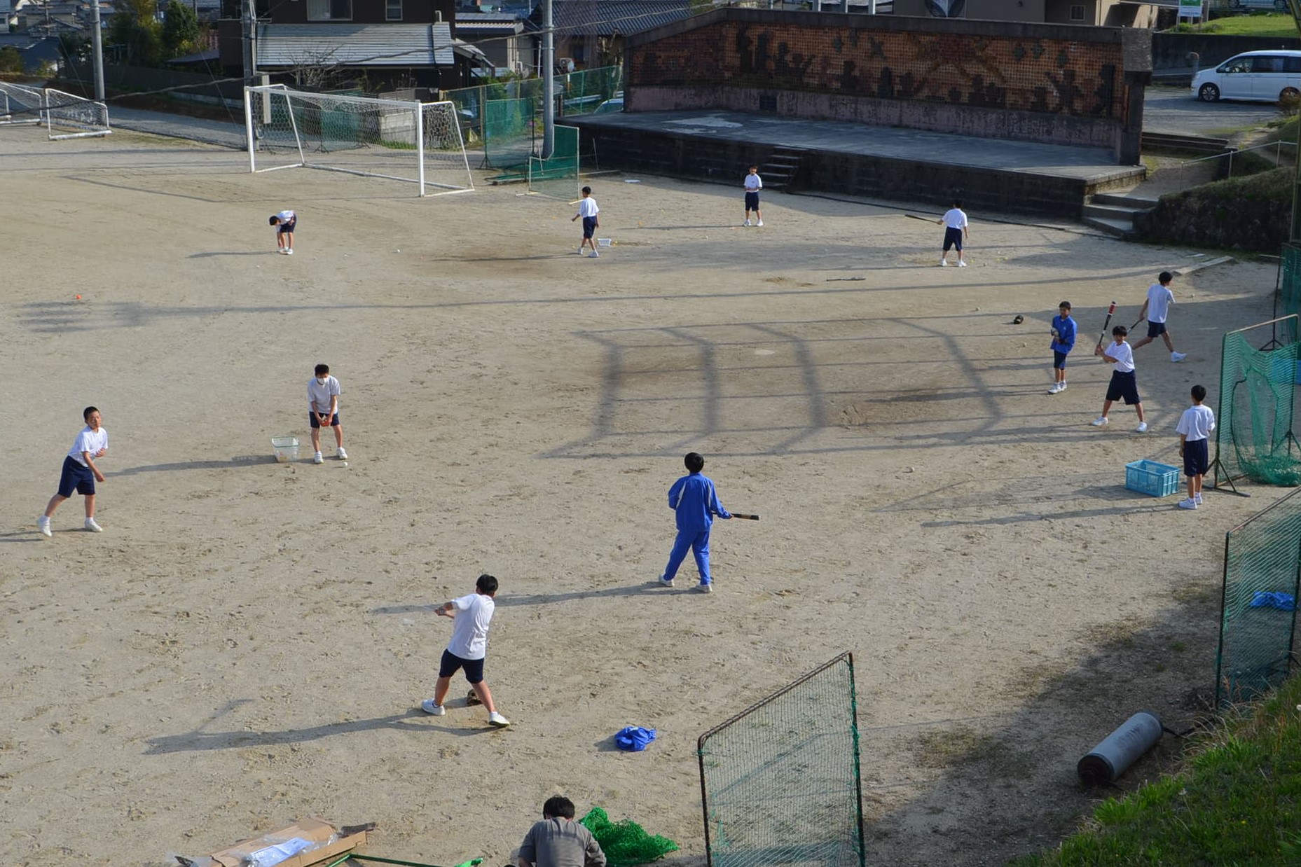 野球部の練習