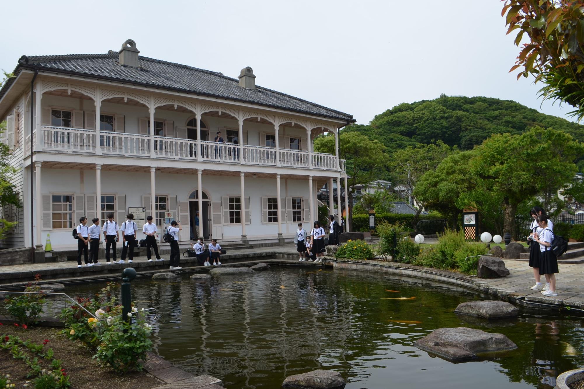 グラバー園での様子