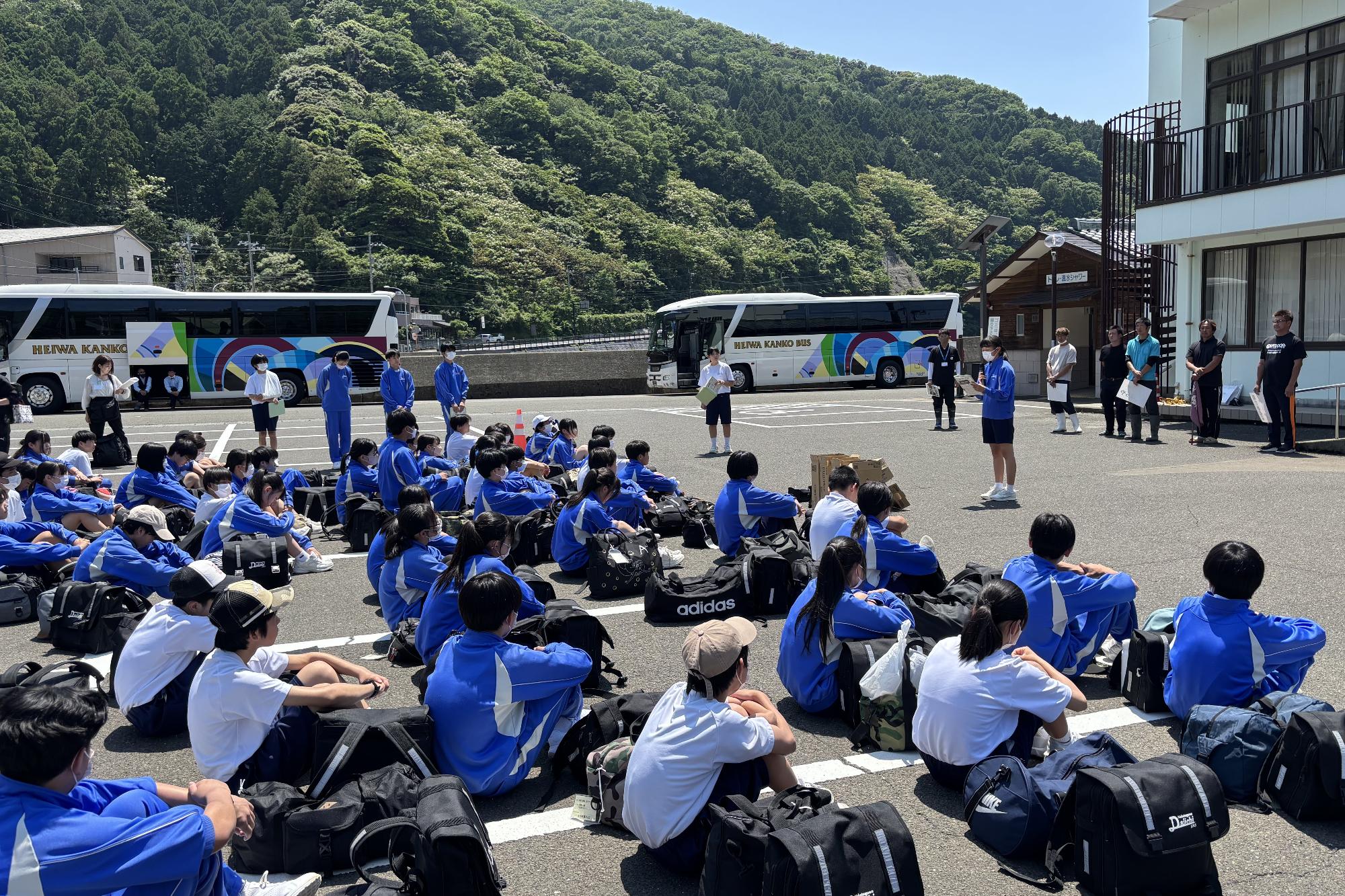 入村式の様子