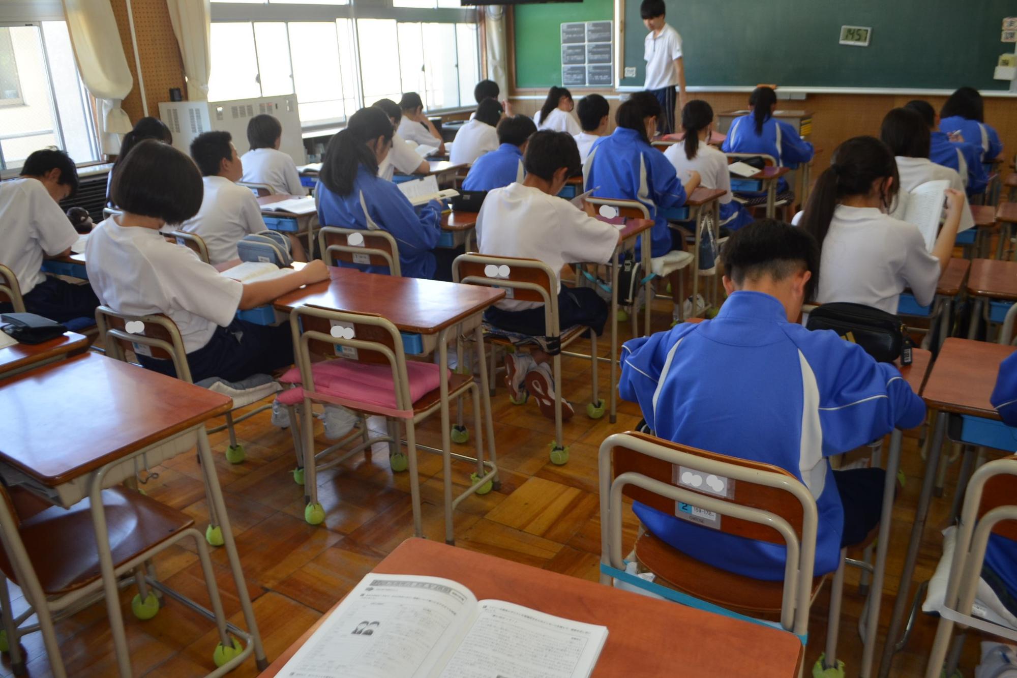 進路学習の様子
