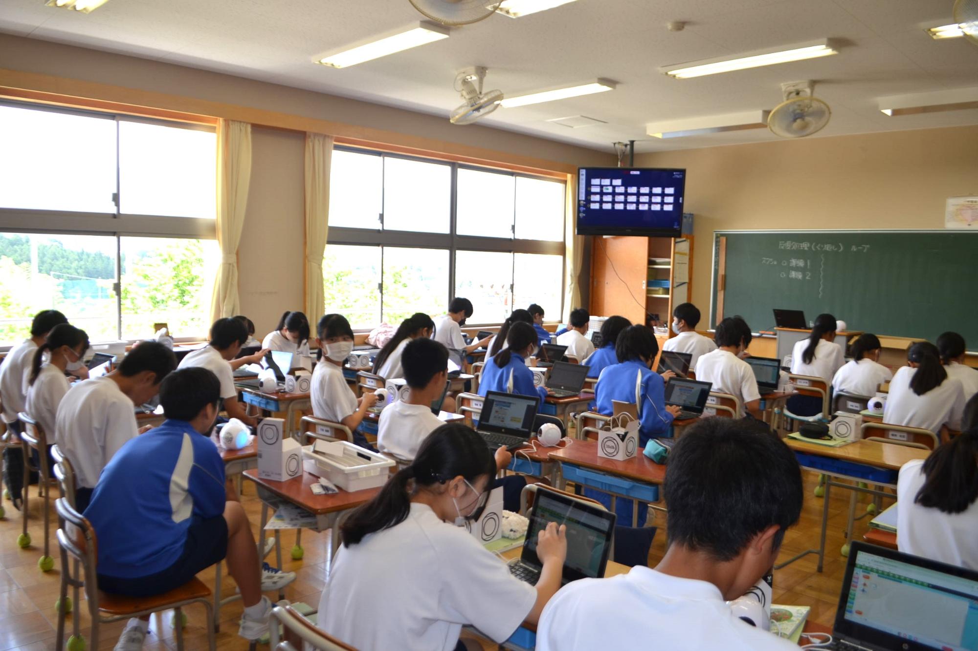 技術の授業の様子