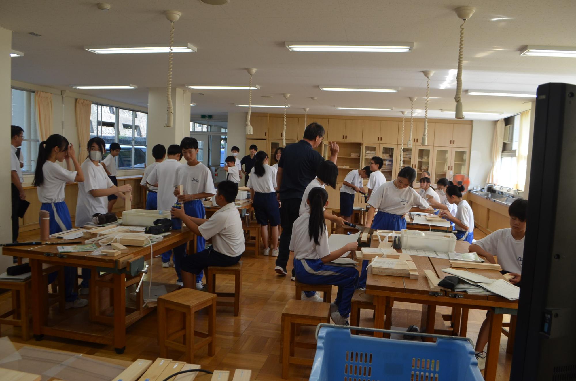 1年生技術の授業