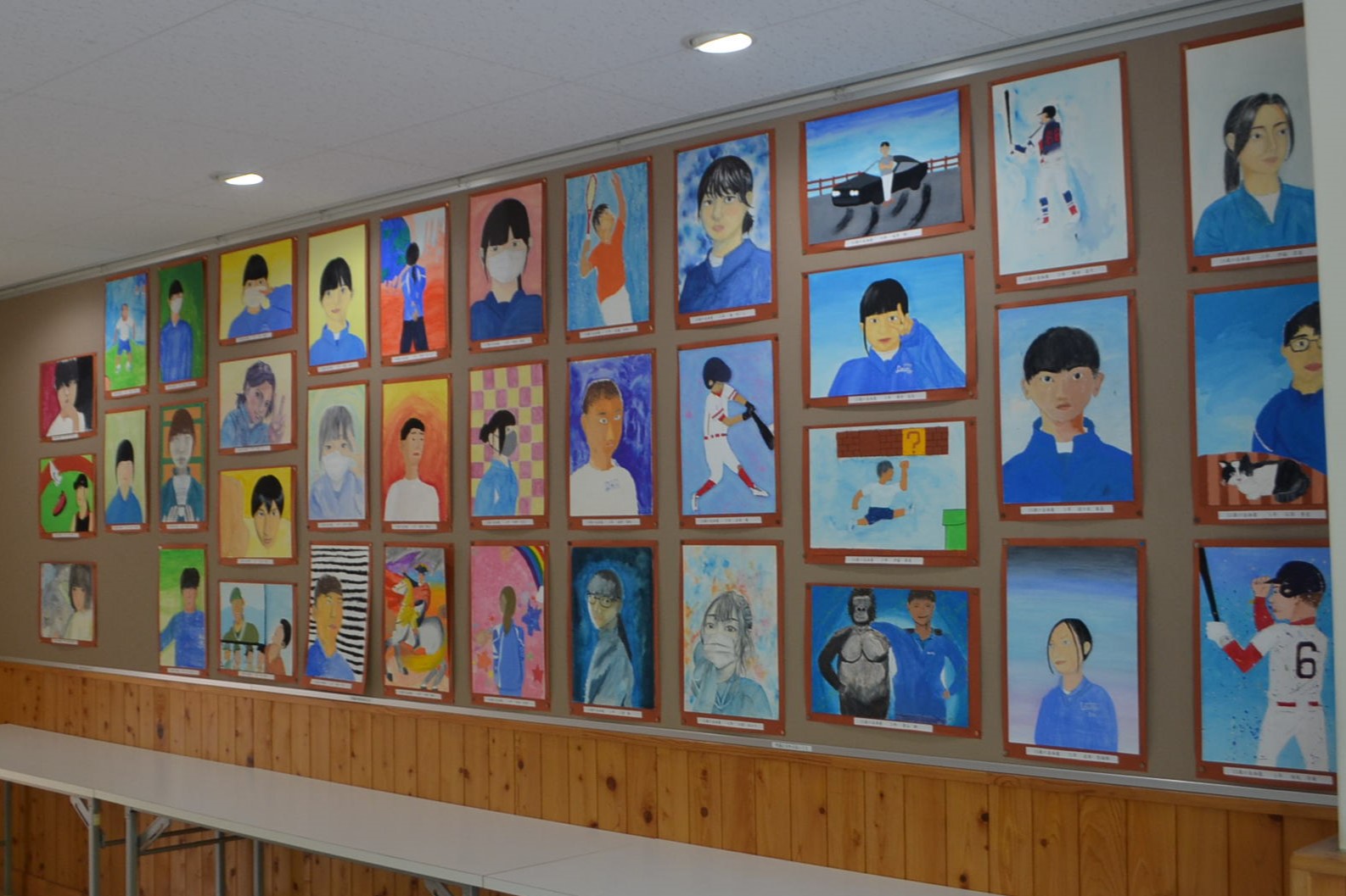 美術作品の展示