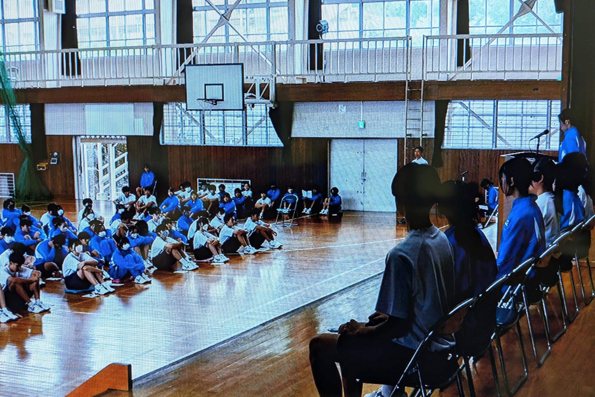 ステージ上からの様子