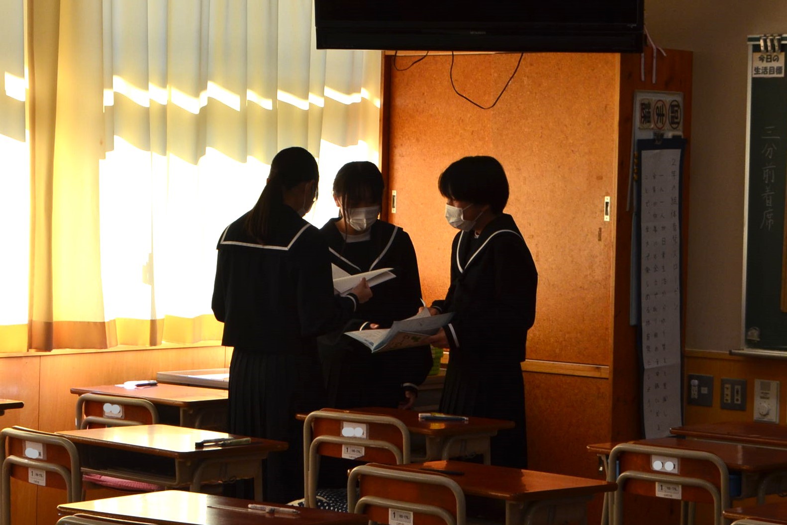 テスト勉強をしています