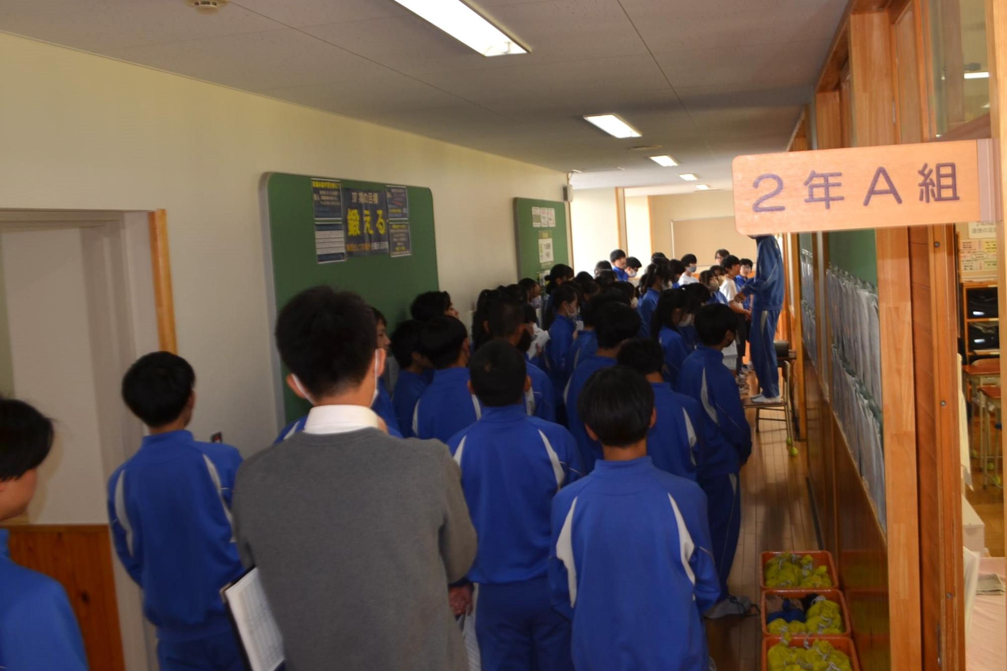 2年生の合唱練習