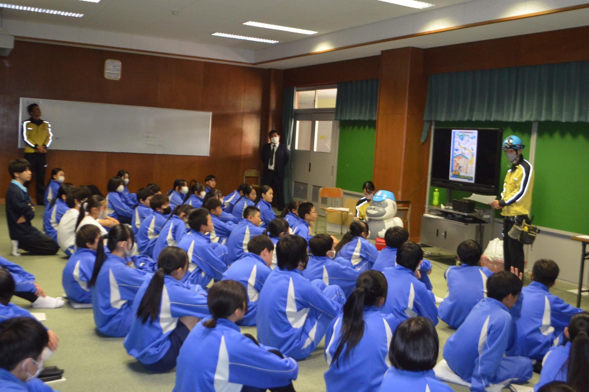 講話全体の様子